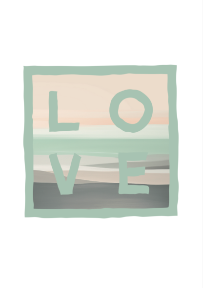 Affiche LOVE - A4 - Dunes